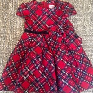 American girl holiday plaid dress size 5